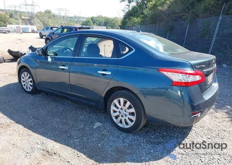 2015 Nissan Sentra Sv из США, поврежденный, VIN 3N1AB7AP9FY248395